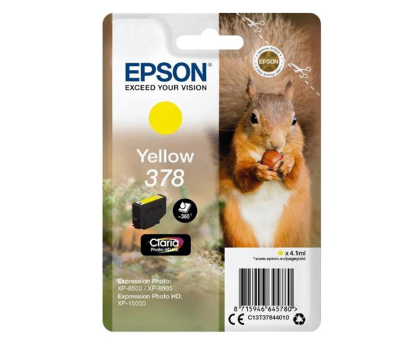 Tusz do drukarki Epson C13T37844010 yellow 4,1ml